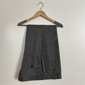 J. CREW Ludlow (Slim) Moon Wool Trousers - Charcoal